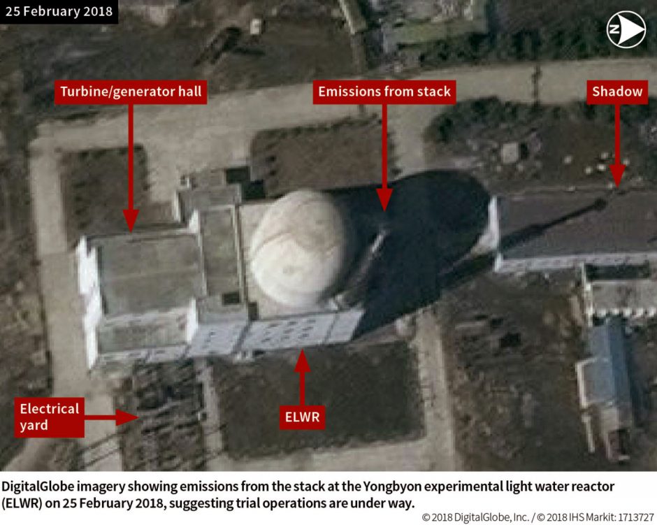 Šiaurės Korėja bando naują branduolinį reaktorių?