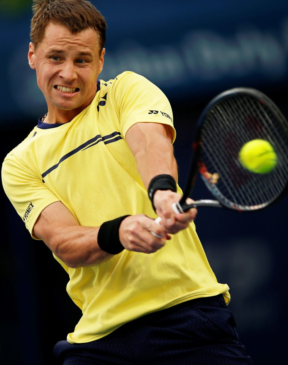 R. Berankis tęsia sėkmingą pasirodymą Kanadoje – pateko į finalą