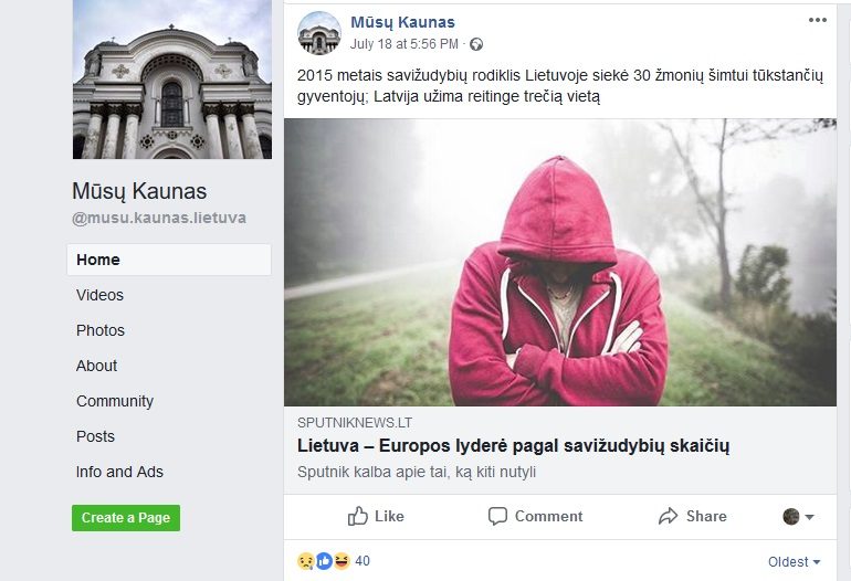 Per meilę Kaunui – propaganda