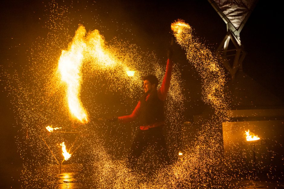 Menoros uždegimo ceremonija Kaune