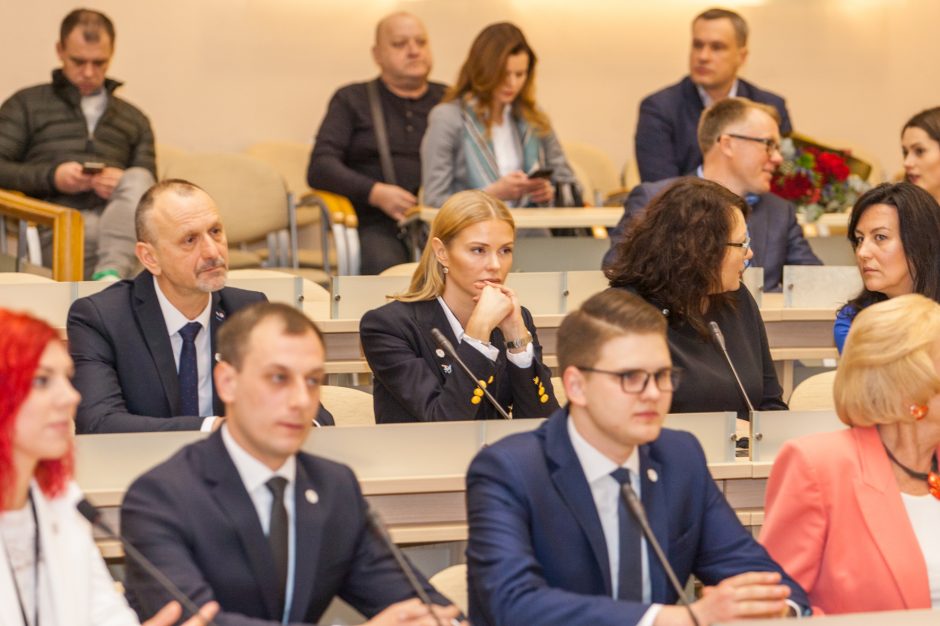 Prisiekė nauja Kauno miesto taryba