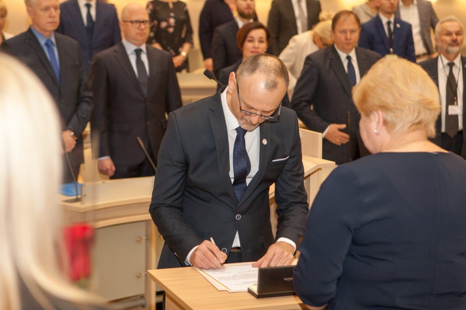 Prisiekė nauja Kauno miesto taryba