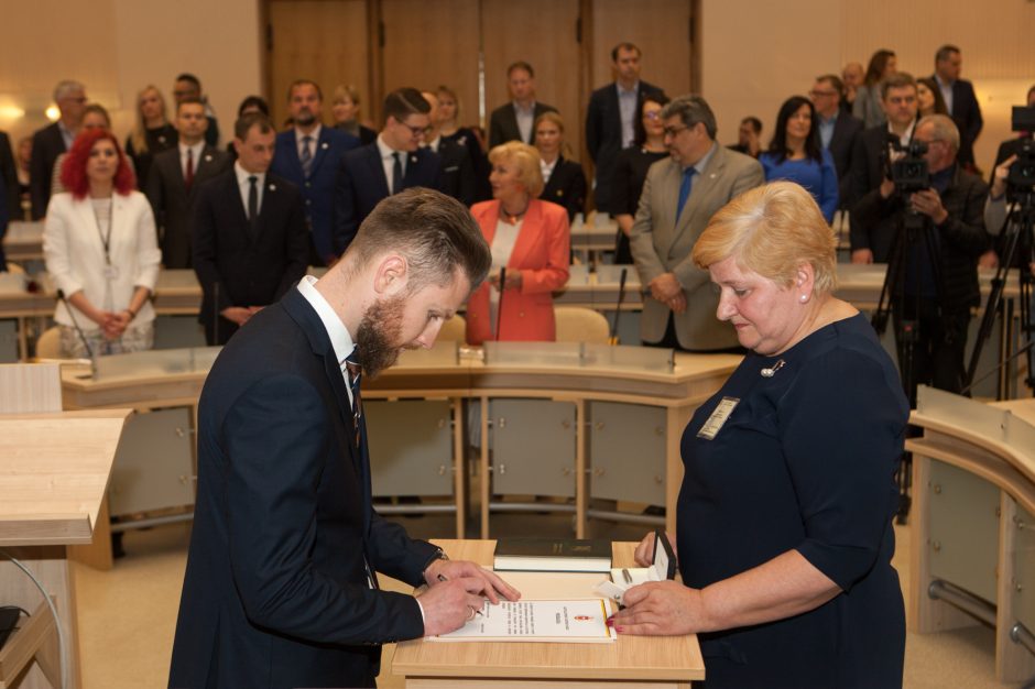 Prisiekė nauja Kauno miesto taryba