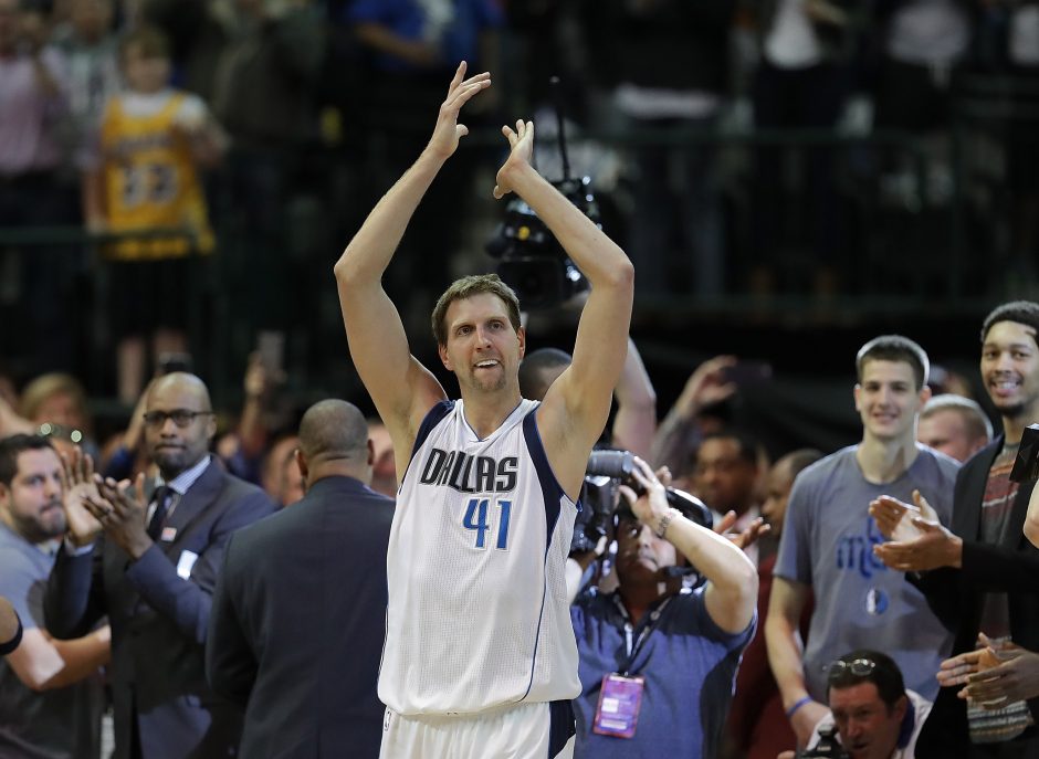 Istorinis pasiekimas: D. Nowitzki peržengė 30 tūkst. pelnytų taškų ribą