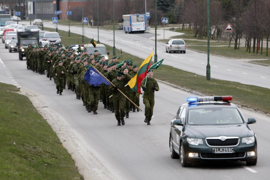 Narystę NATO pažymėjo bėgimu