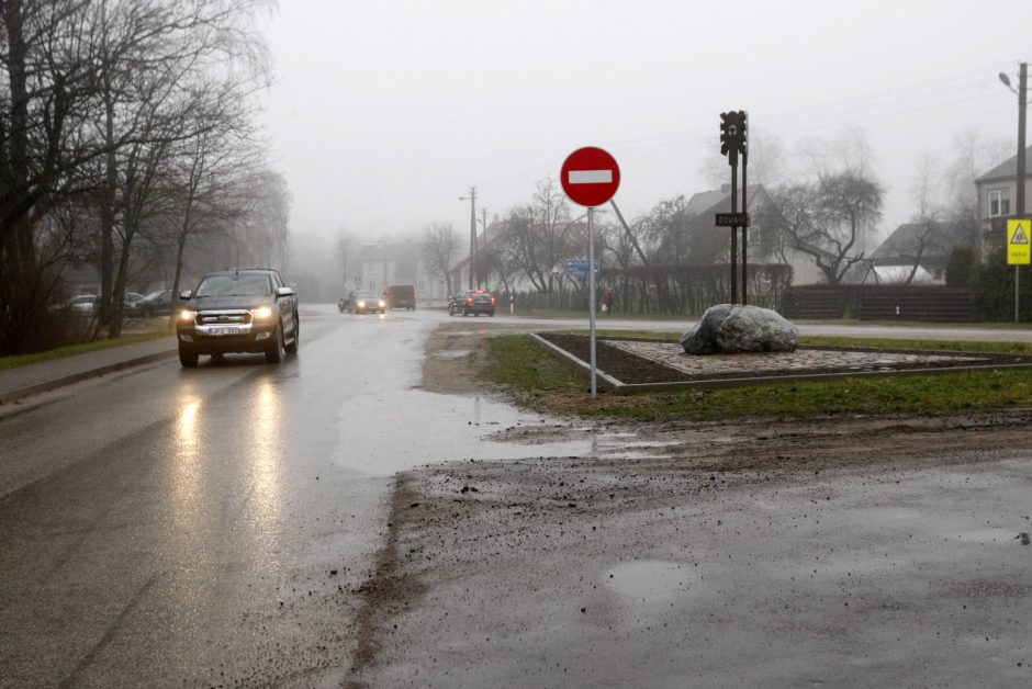 Dovilų centre per naktį atsirado 