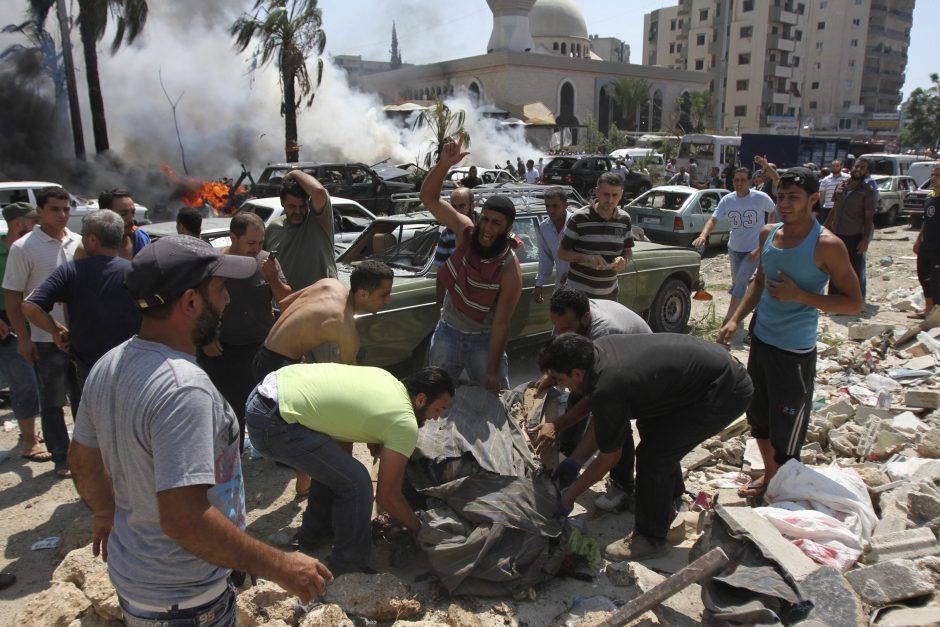 Libane per sprogimus žuvo mažiausiai 27 žmonės, sužeisti 352