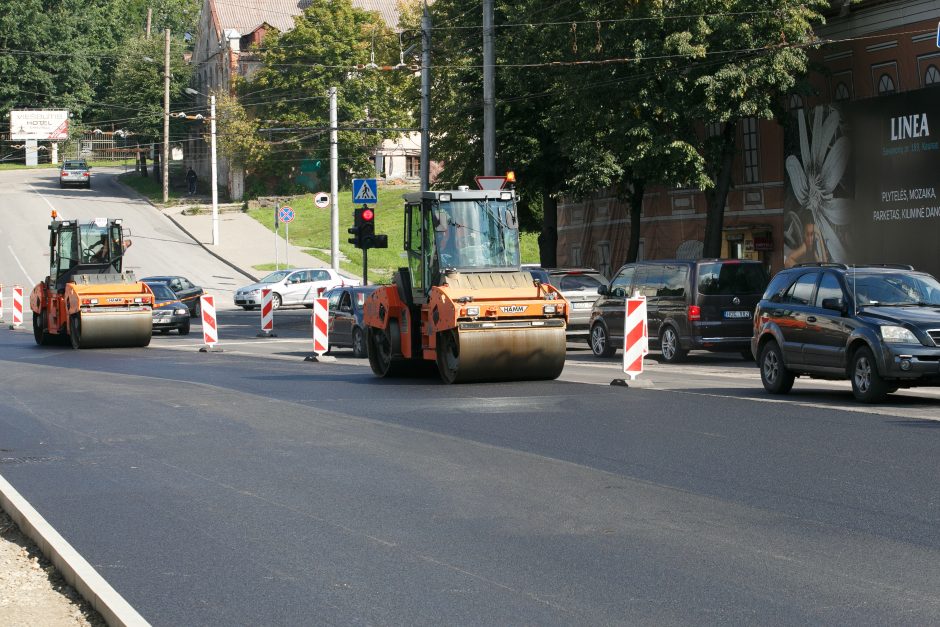 Birštono gatvės remontas – arti finišo