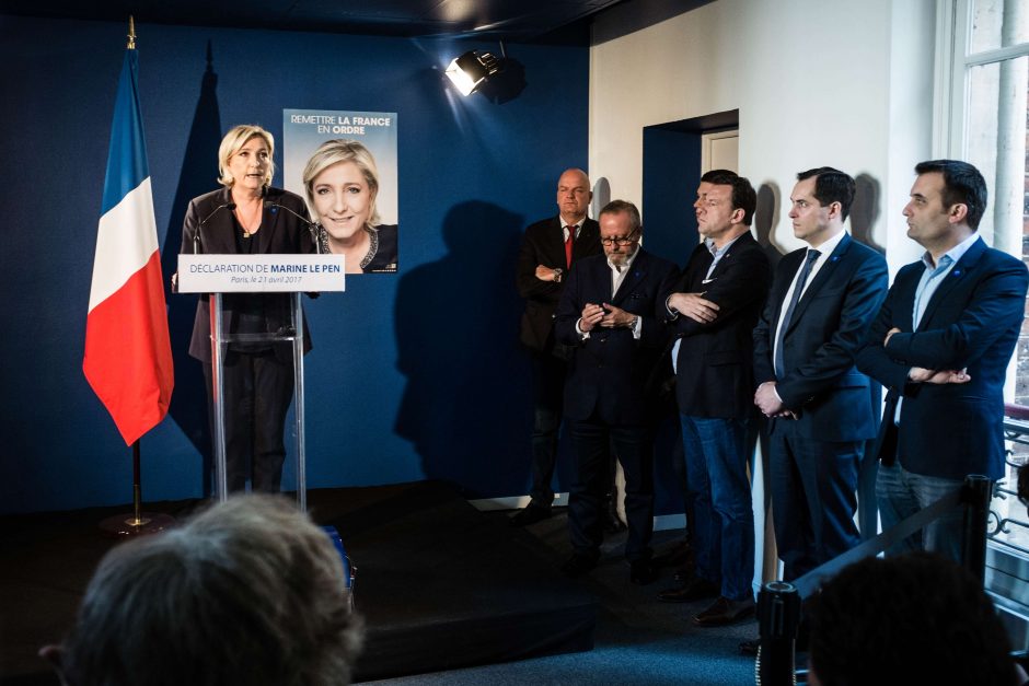 Narystė ES tapo vienu svarbiausių klausimų Prancūzijos prezidento rinkimuose