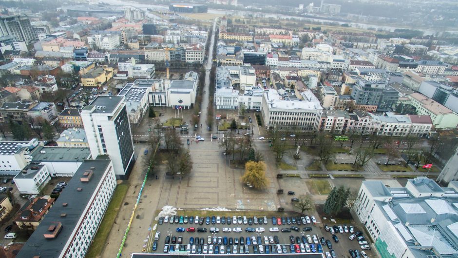 Požeminė automobilių aikštelė Vienybės aikštėje – jau ne miražas