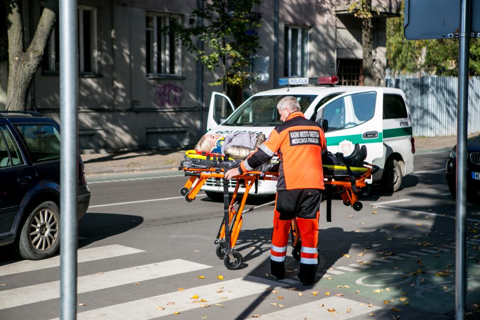 Miesto centre partrenkta perėja ėjusi pėsčioji, vairuotojas neblaivus