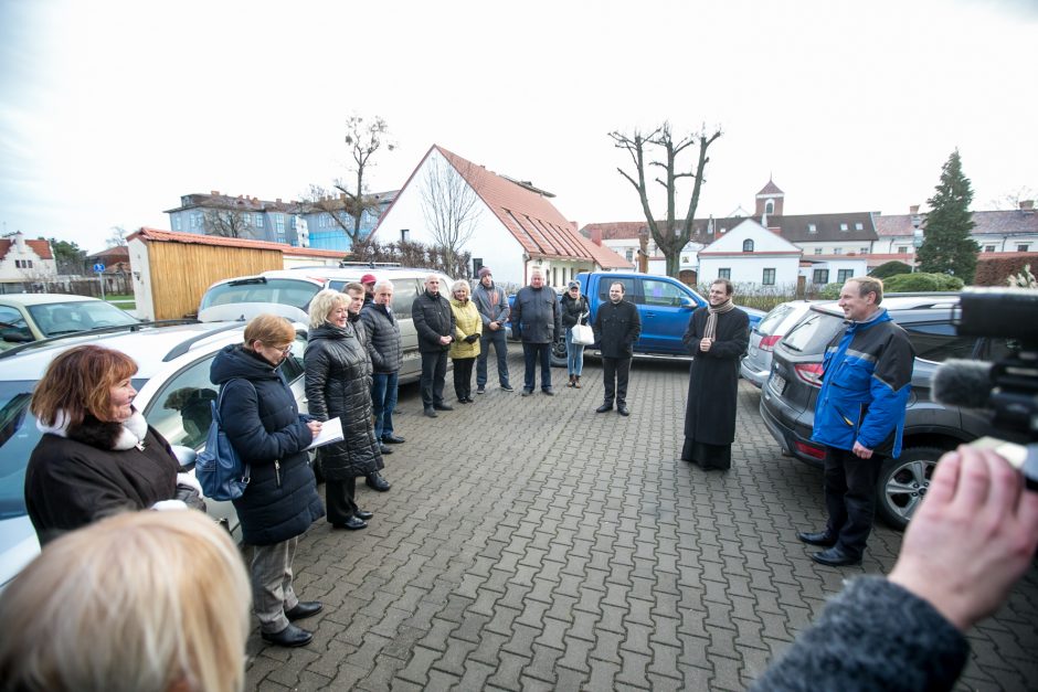 Ūkininkai Kauno kunigų seminarijai dovanojo žemės ūkio gėrybių