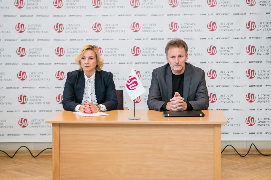 Dianos Rėklaitienės  LSU spaudos konferencija