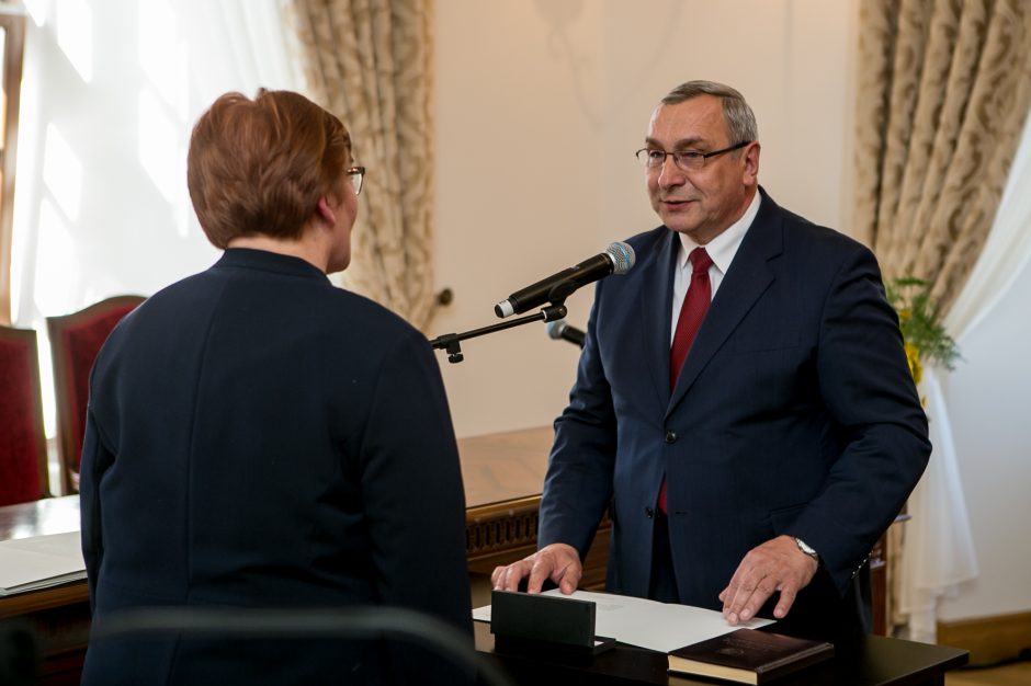 Inauguruotas Kauno rajono meras, darbą pradėjo taryba