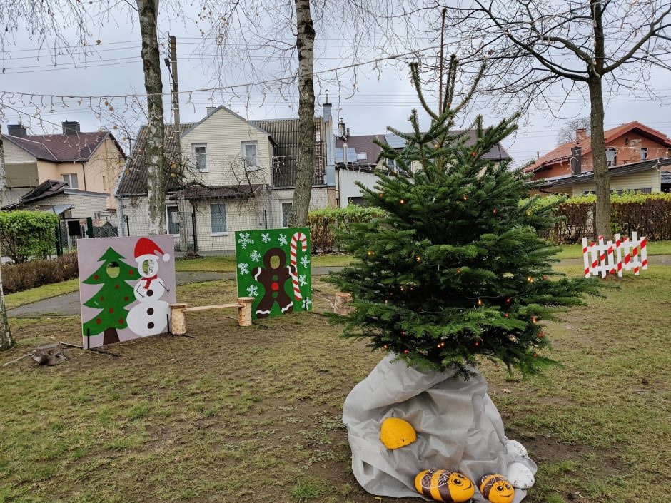 Šančių lopšelyje-darželyje – Kalėdų miestelis 