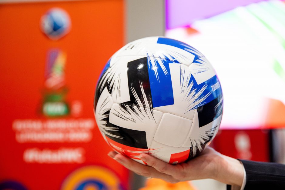 FIFA Pasaulio salės futbolo čempionato emblemos pristatymas