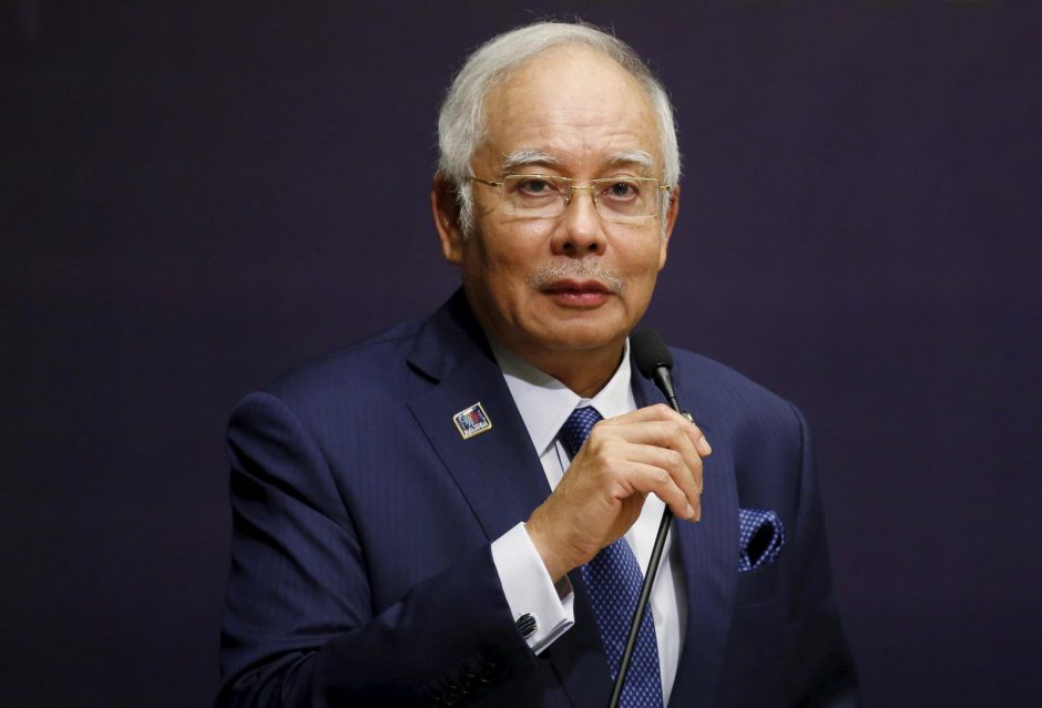 Malaizijos premjeras išteisintas dėl 700 mln. dolerių įplaukų