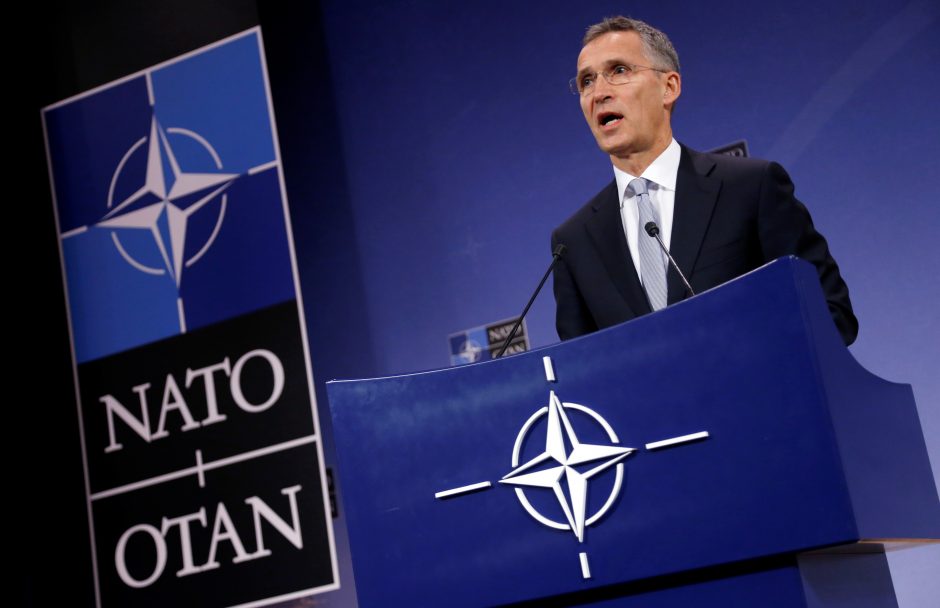 J. Stoltenbergas: NATO atsakingai reaguoja į Rusijos veiksmus Baltijos regione