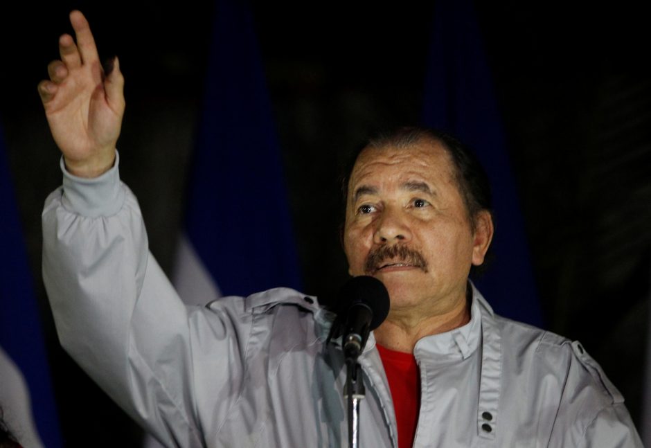 Nikaragvos prezidentas artėja prie ketvirtos kadencijos