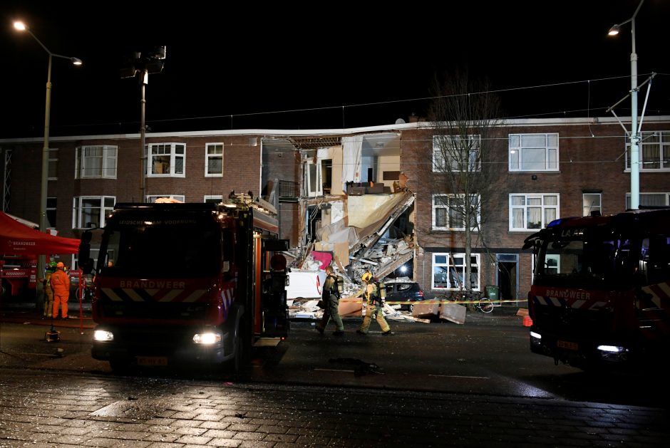 Nyderlanduose per dujų sprogimą daugiabutyje sužeisti devyni žmonės