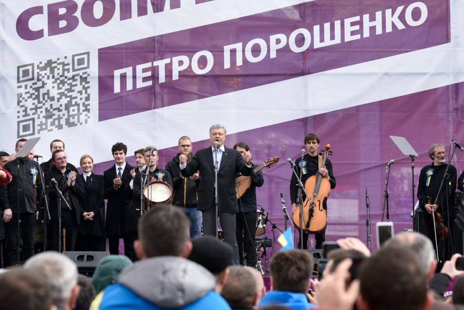 P. Porošenkos ir V. Zelenskio debatai Kijevo stadione