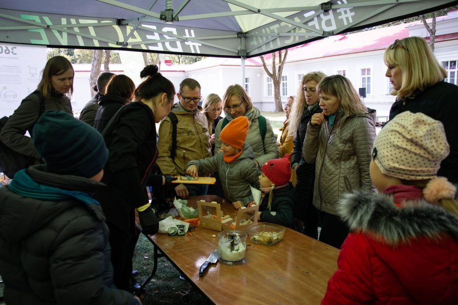 Sveiko maisto šventė: iškyla neapsiriboja tik šašlykais ir traškučiais