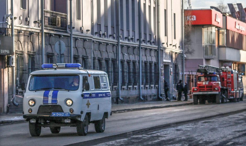 Sprogimas Rusijos saugumo būstinėje: pradėtas tyrimas dėl terorizmo