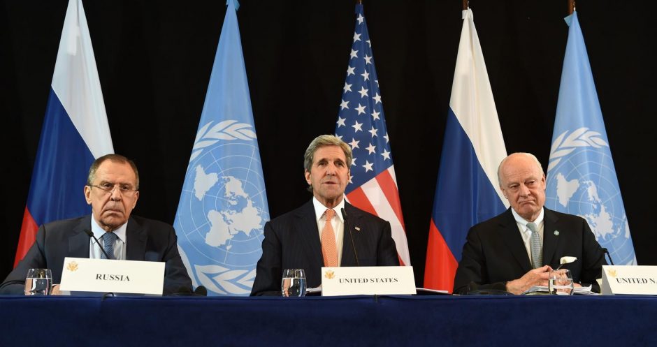 S. Lavrovas: Rusija ir JAV turi bendradarbiauti Sirijos „žemėje“