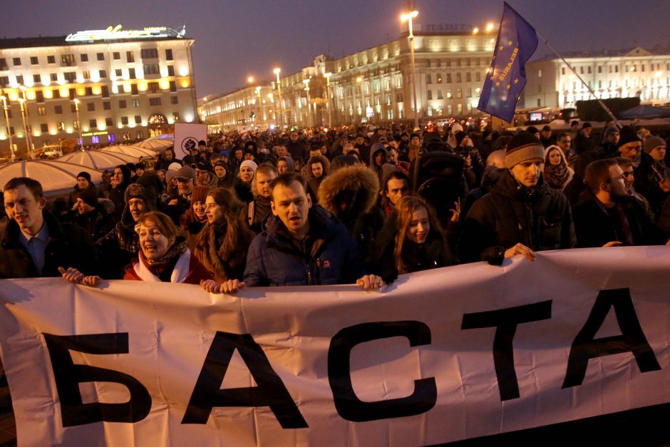 Politologas: protestai Baltarusijoje rodo, kad pokyčiai neišvengiami