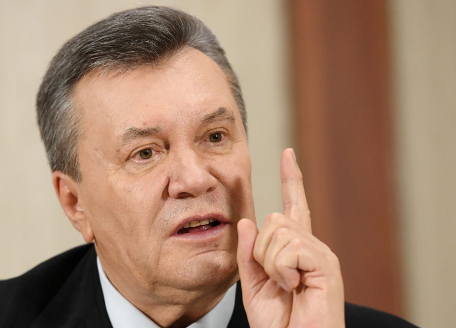 V. Janukovyčiaus teismas kitą savaitę išklausys kaltintojų liudytojus
