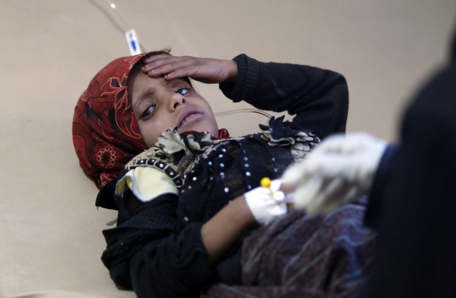 Jemene choleros protrūkio aukų padaugėjo iki 242