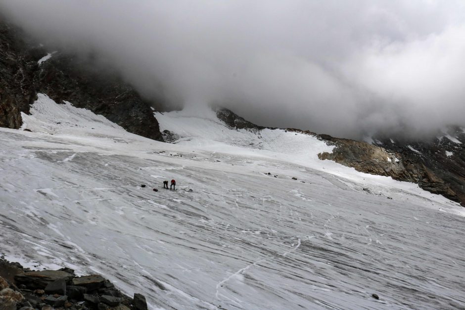 Šveicarijos Alpėse prieš 30 metų dingęs vokietis rastas įšalęs ledyne