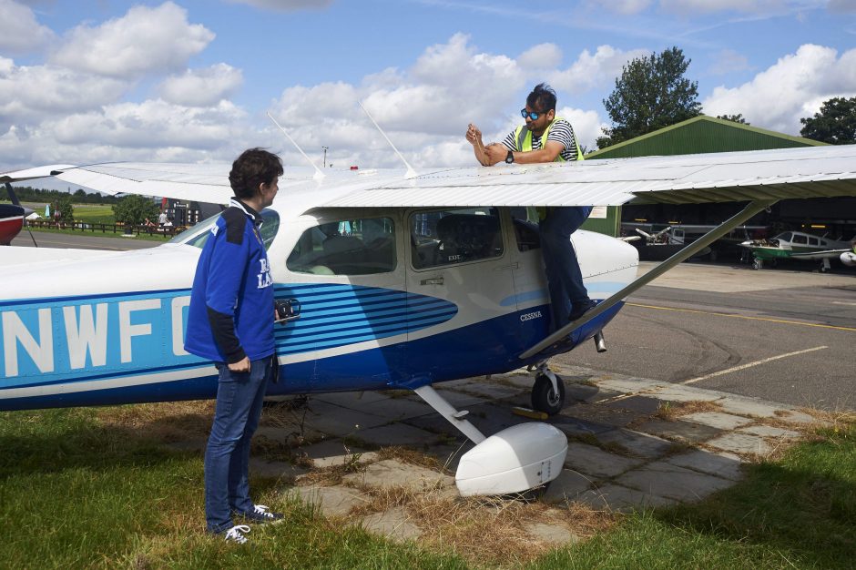 Prancūzijos startuoliai pilotus skatina naudotis skrydžių programėle