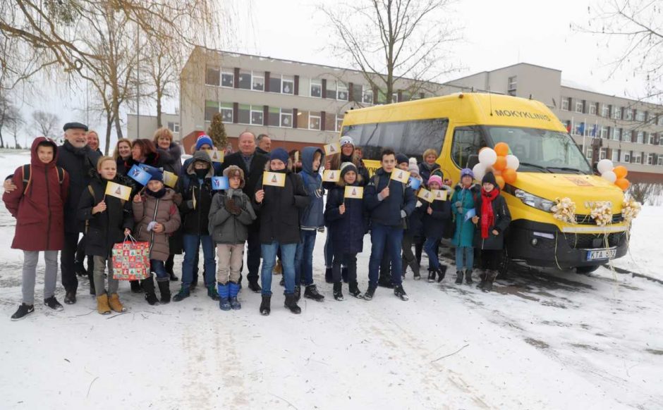 Domeikavos moksleivius vežios du autobusiukai