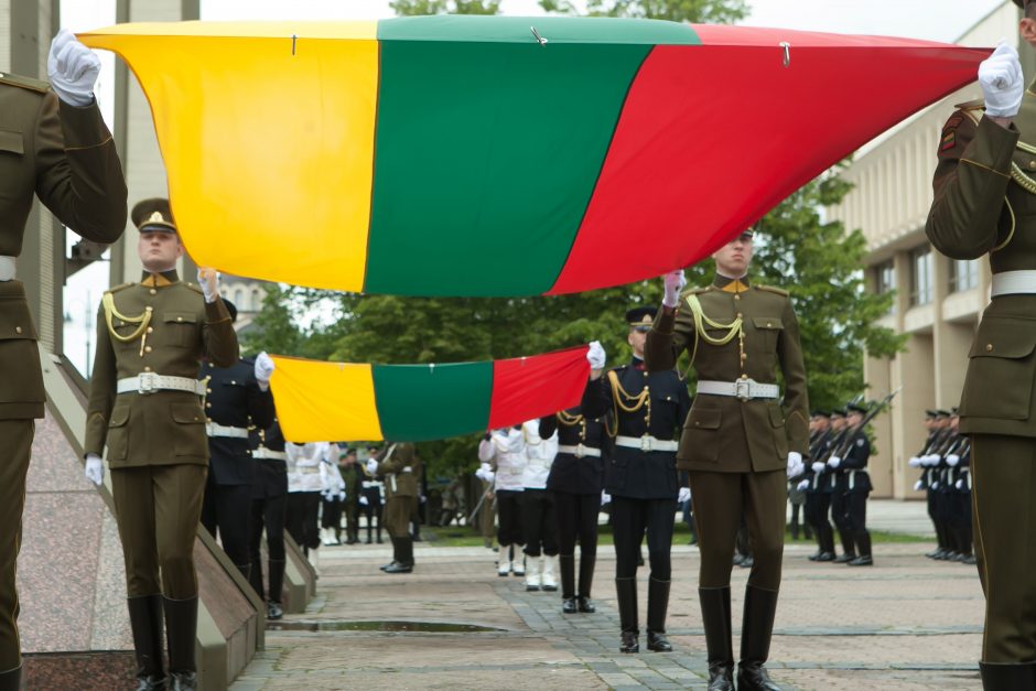 Heraldikos specialistė: Lietuvos vėliava galėjo būti ir mėlynai žalia