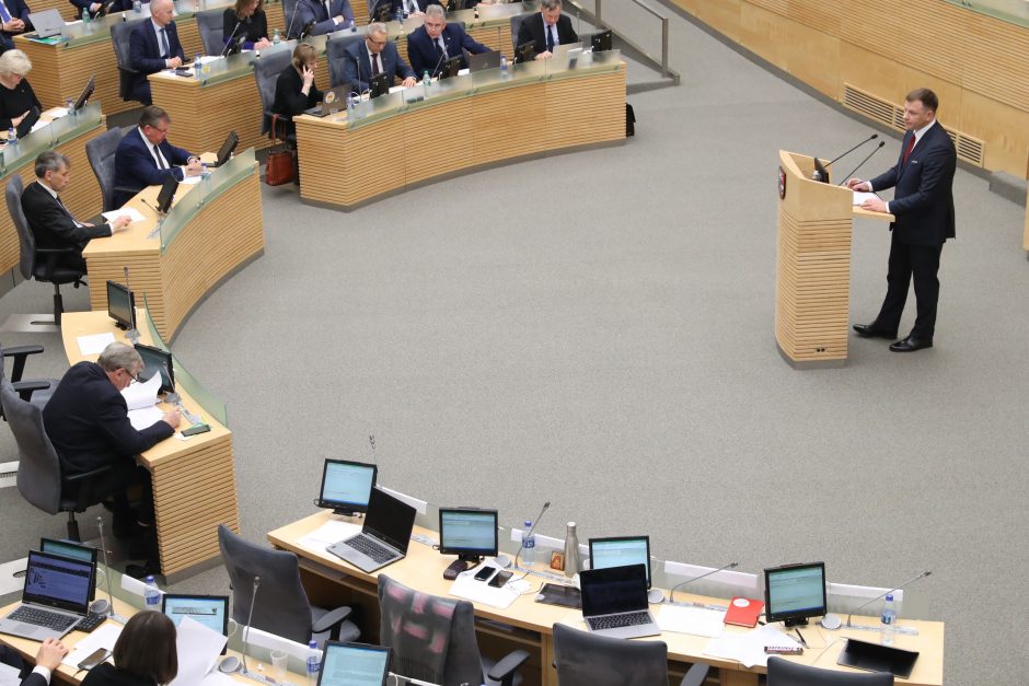 Seimas priėmė 2020 metų biudžetą