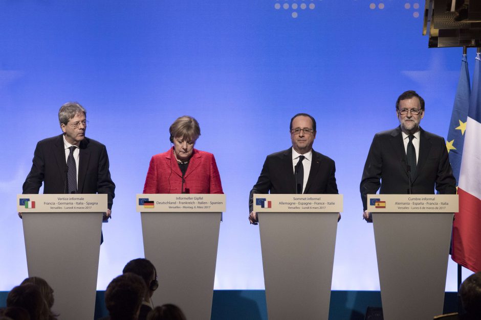 ES didysis ketvertas palaiko „skirtingų greičių“ Europos idėją