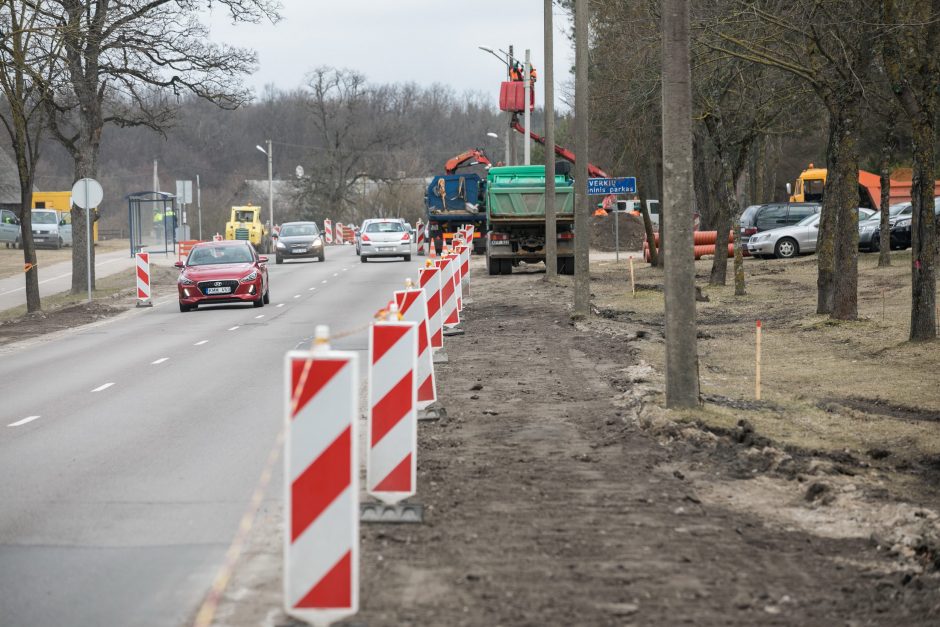 Iki vasaros sezono bus rekonstruota Žaliųjų ežerų gatvė