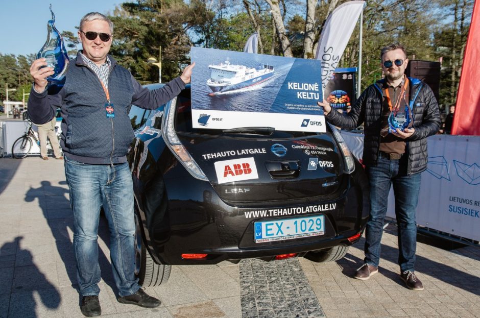 Antrojo elektromobilių maratono nugalėtojai finišavo pasiekę naują rekordą