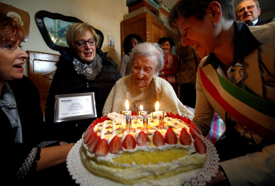 Seniausiu pasaulyje žmogumi laikoma italė atšventė 117-ąjį gimtadienį