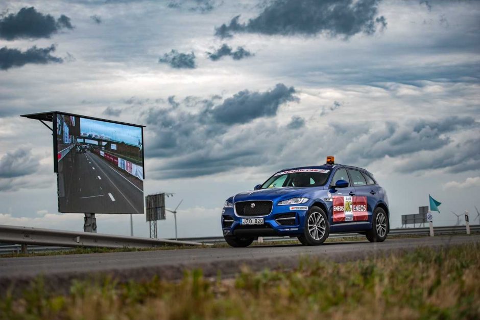 „Eneos 1006“ išvakarėse – naktinis išbandymas su „Jaguar F-Pace“