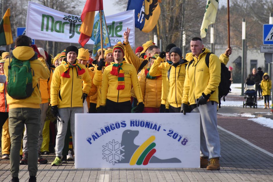 Šimtai žmonių paniro į ledines Baltijos jūros bangas