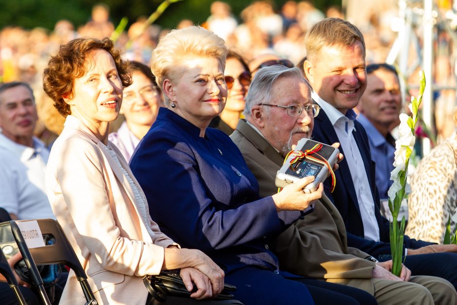 Vilniaus Katedros aikštėje tūkstančiai širdžių plakė „Vienybės bangos“ ritmu