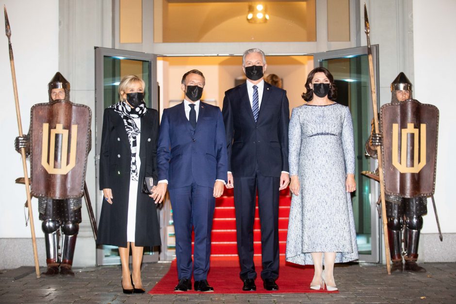 G. Nausėdos tostas per oficialią vakarienę Prancūzijos  prezidento garbei