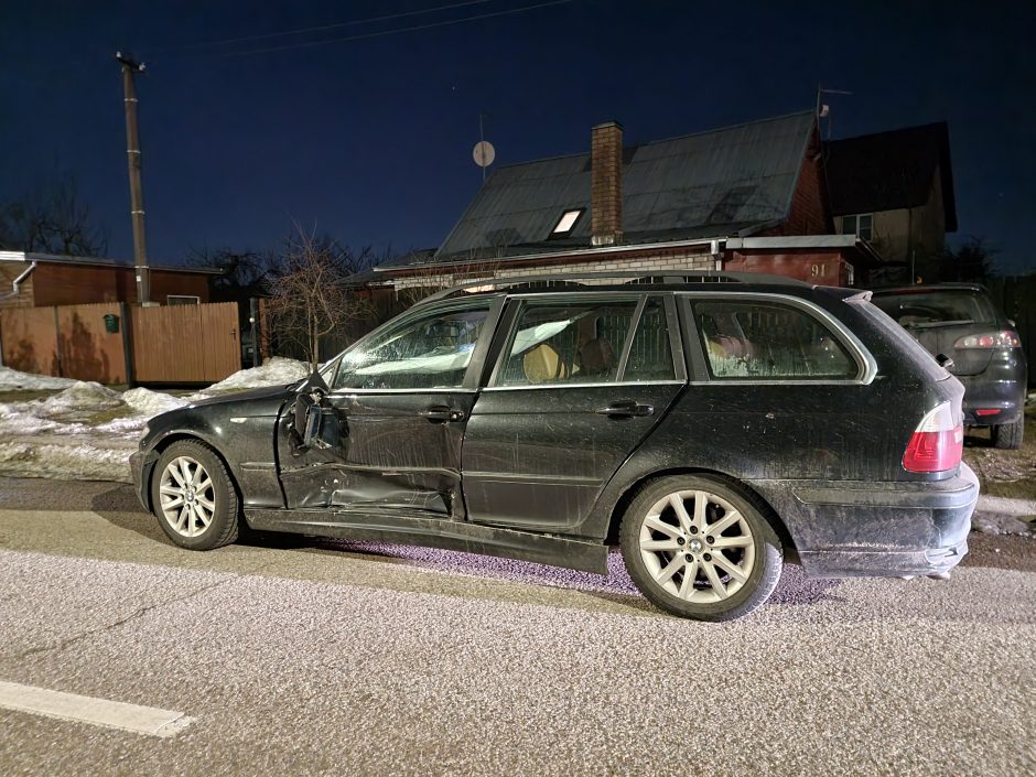 Stipri avarija Baltijos gatvėje