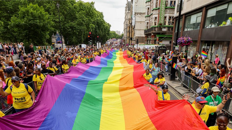 Londone minimos pirmojo „Pride“ parado 50-osios metinės