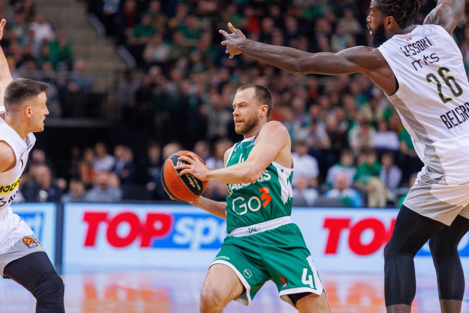 Eurolyga: Kauno „Žalgiris“ – Belgrado „Partizan“ 74:88