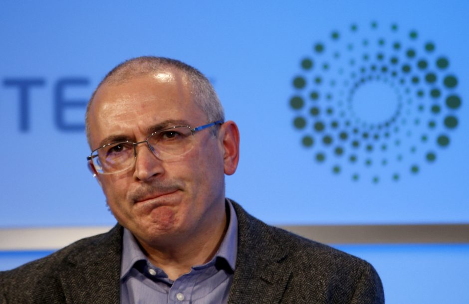 M. Chodorkovskis ragina Britaniją nubausti korumpuotą Rusijos elitą