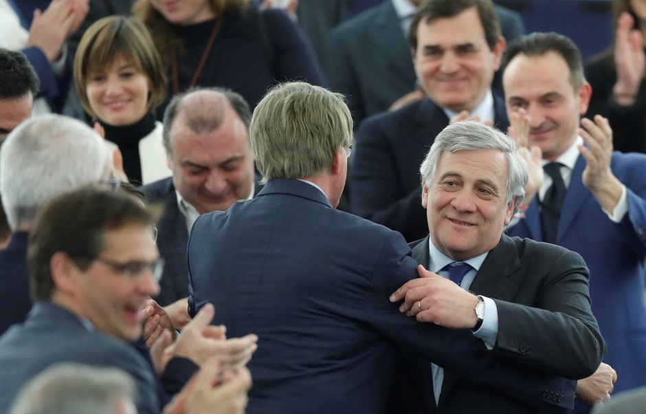 Europos Parlamento pirmininku išrinktas italas A. Tajani