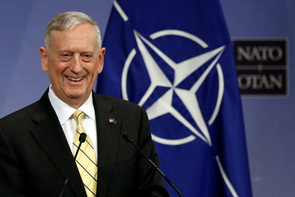 JAV gynybos sekretorius: transatlantinis ryšys stiprėja